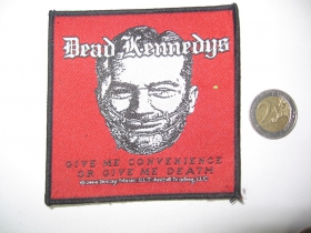 Dead Kennedys ofsetová nášivka po krajoch obšívaná  cca. 9x9cm